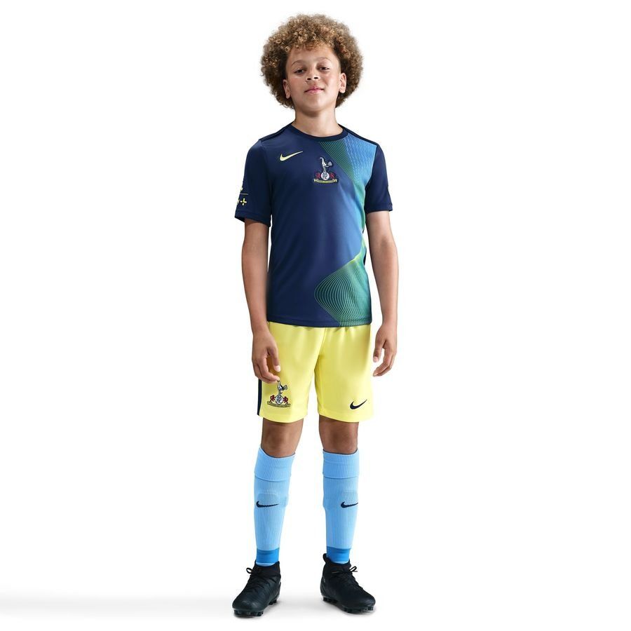 Tottenham Camiseta de entrenamiento Dri-FIT Academy Pro Antes del partido 3ª - Vacío azul/Amarillo dinámico Niños