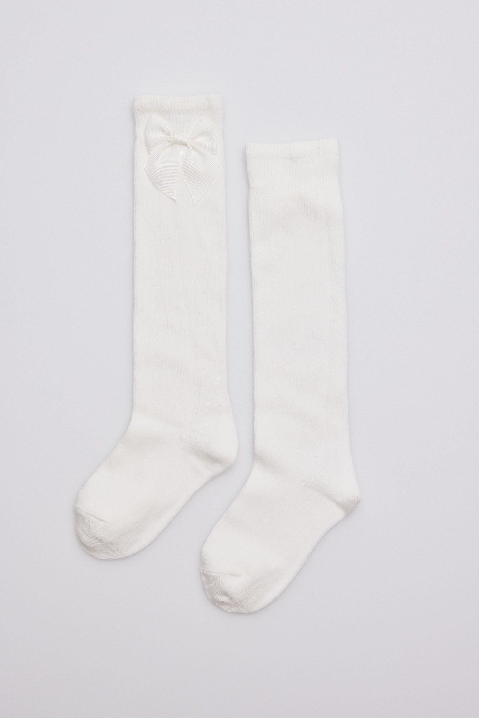 Calcetines largos marfil