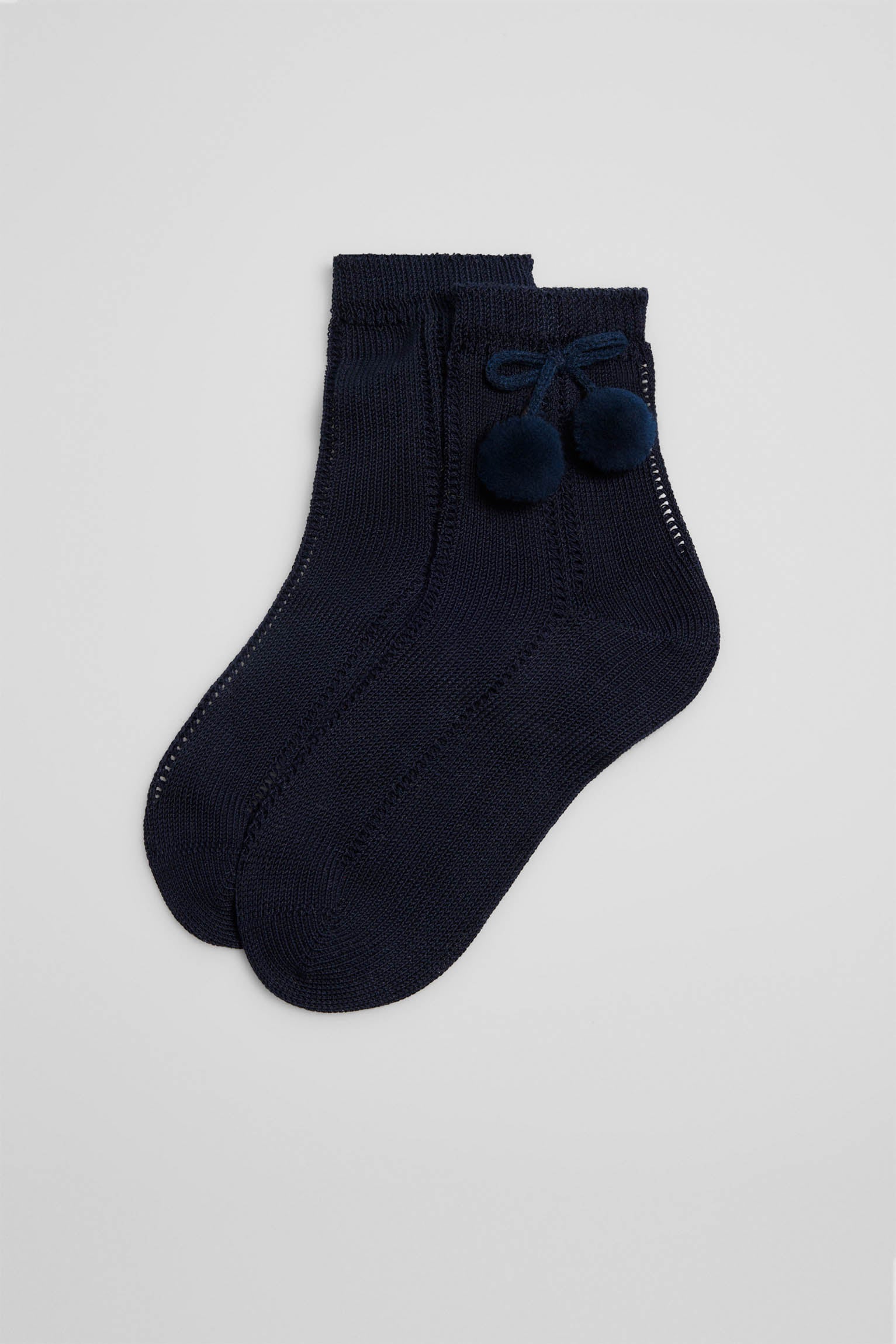 Calcetines calados infantiles marino