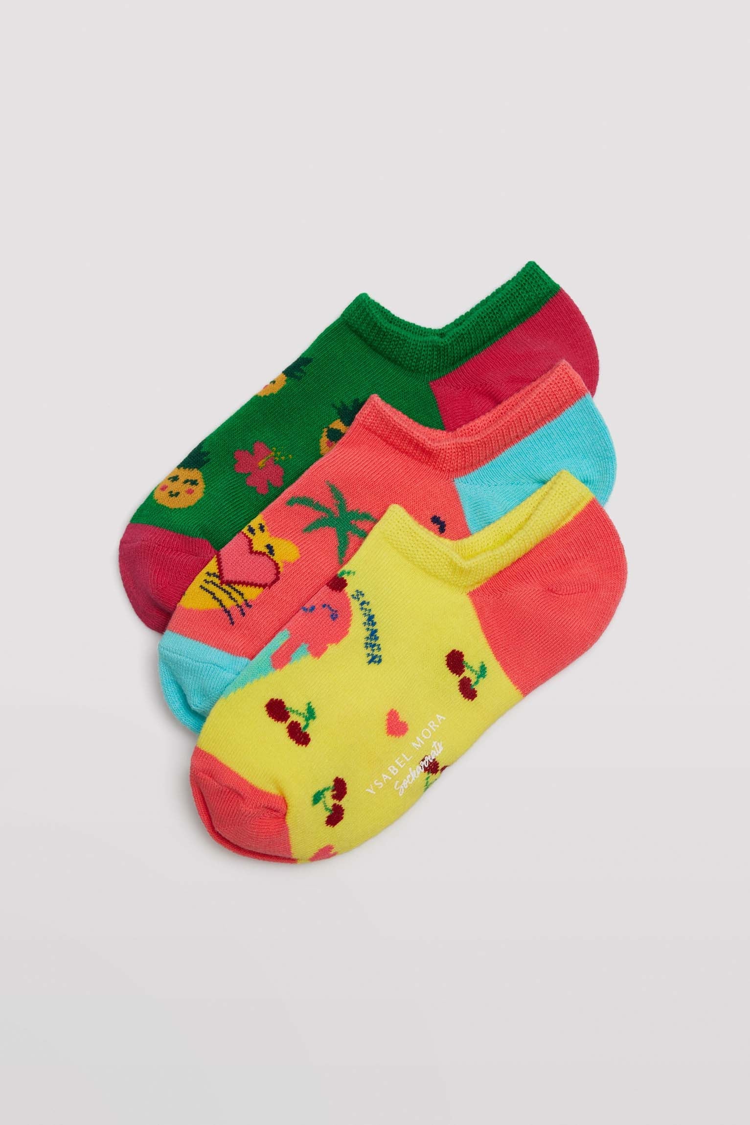 Pinkies invisibles estampados colores Sockarrats pack de 3