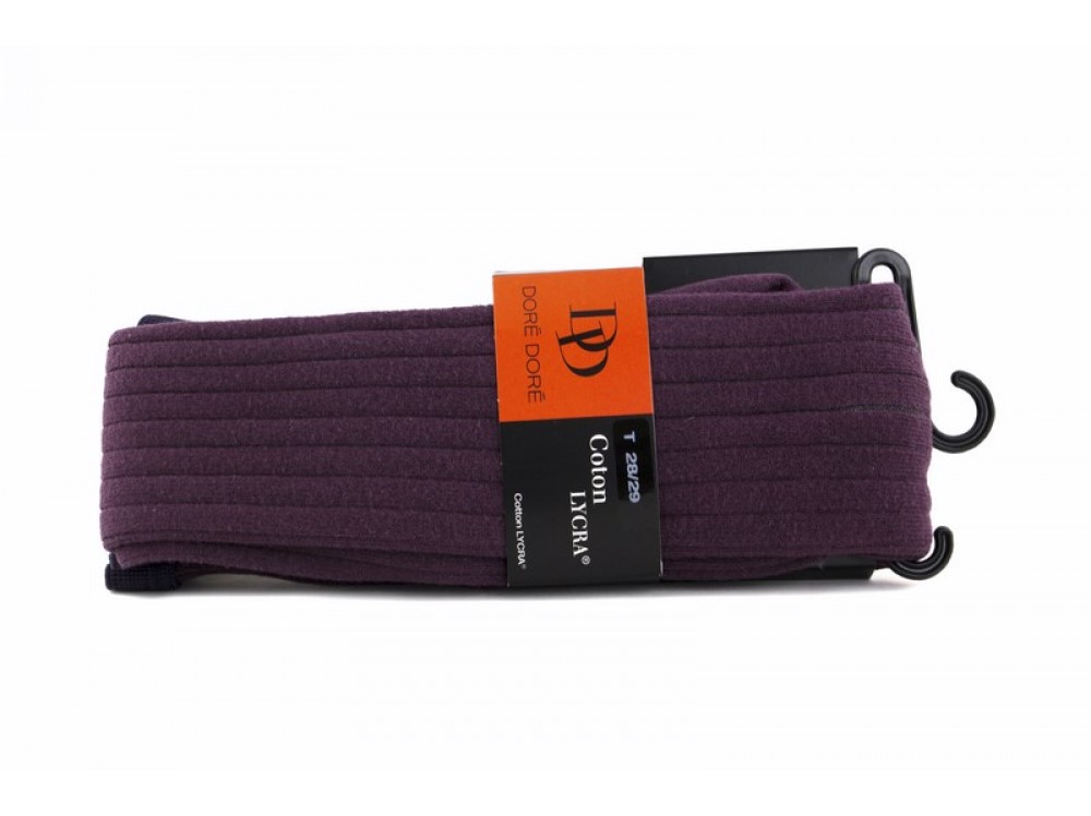 Leotardo morado claro de canalé Doré Doré