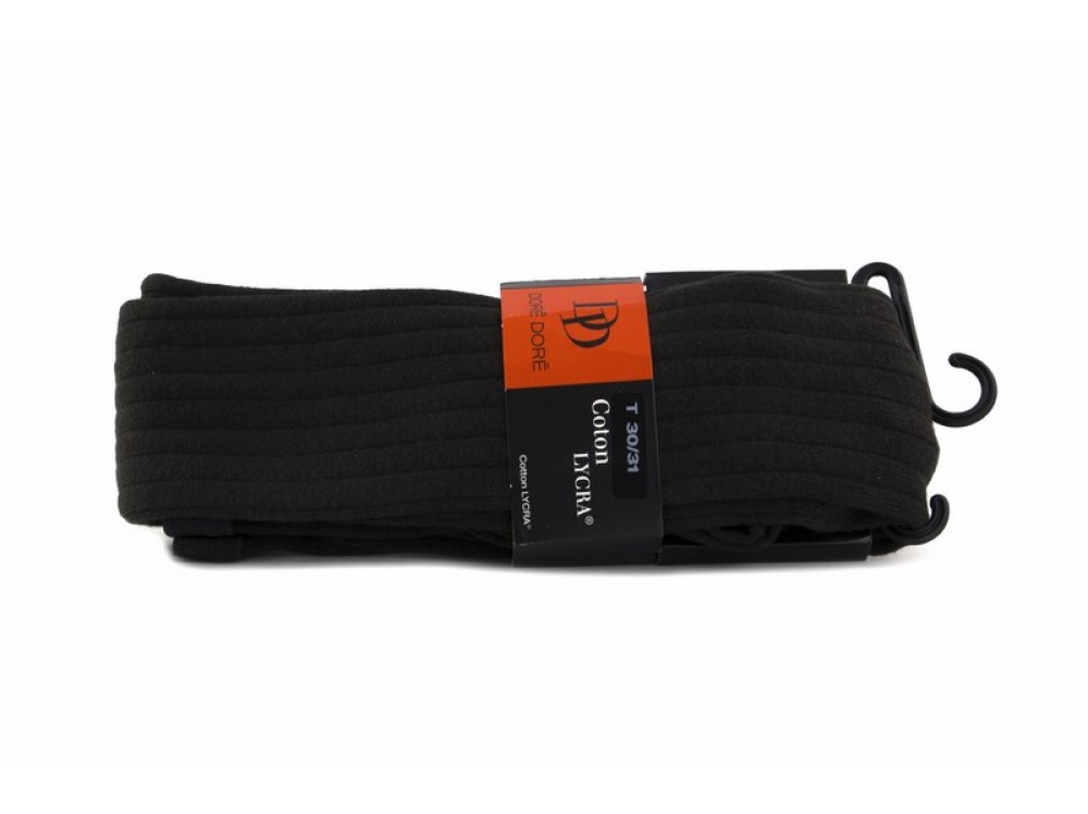 Leotardo gris medio de canalé Doré Doré