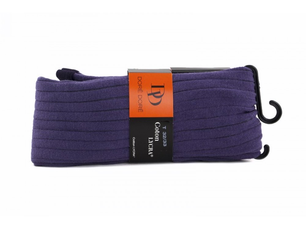 Leotardo violeta de canalé Doré Doré