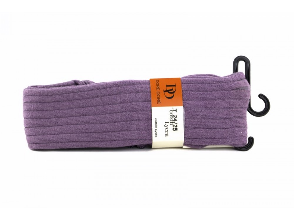 Leotardo lila de canalé Doré Doré