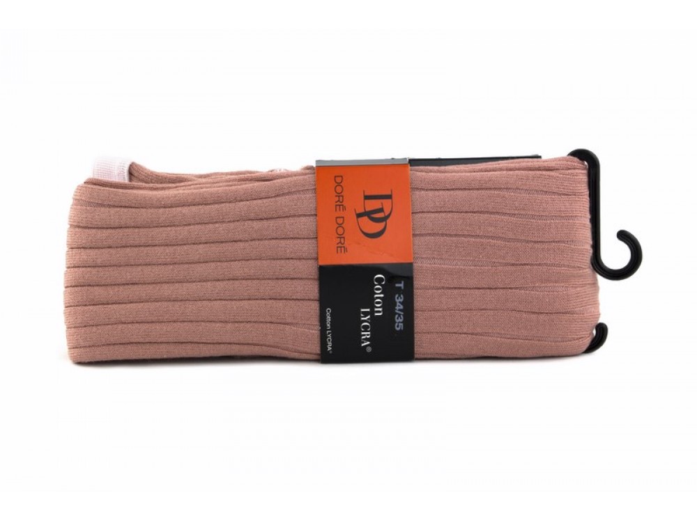 Leotardo rosa palo de canalé Doré Doré