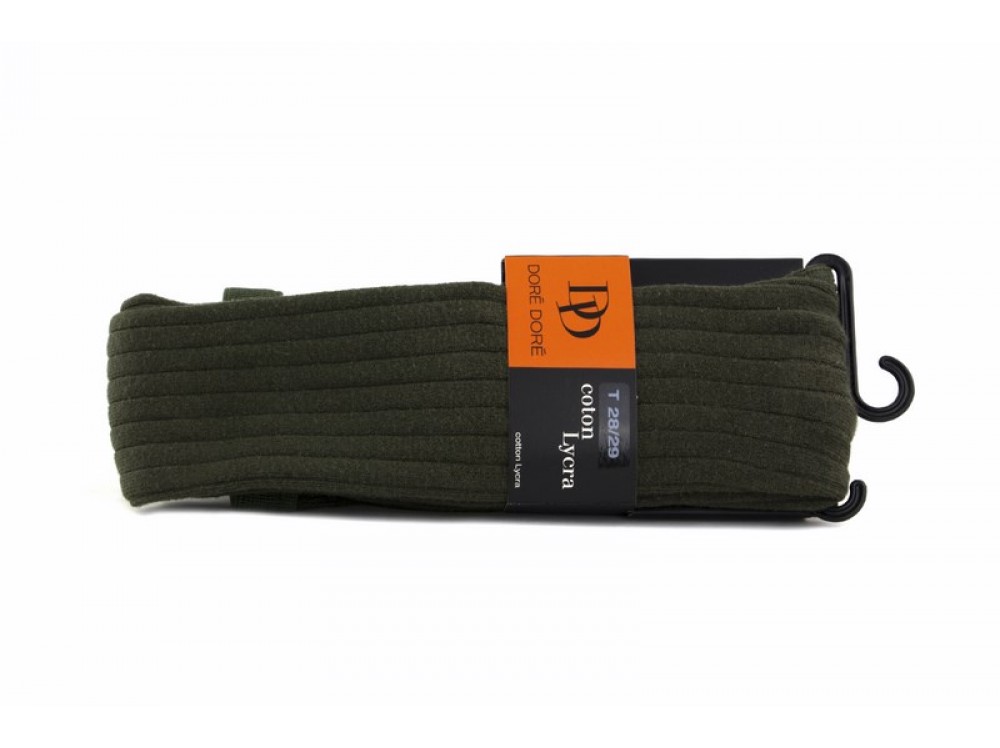 Leotardo verde caza de canalé Doré Doré