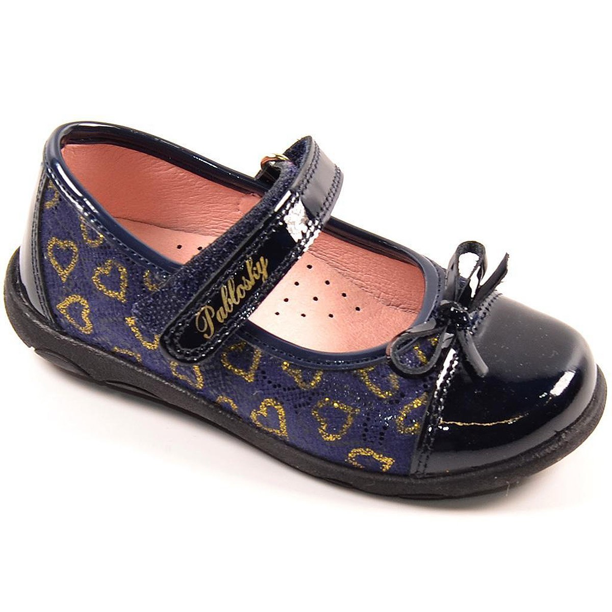 042529 Pablosky Zapato Merceditas Piel Velcro Antideslizante Niña