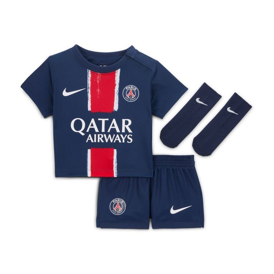 Paris Saint Germain Camisa Primera Equipación 2024/25 Kit para bebés Niños