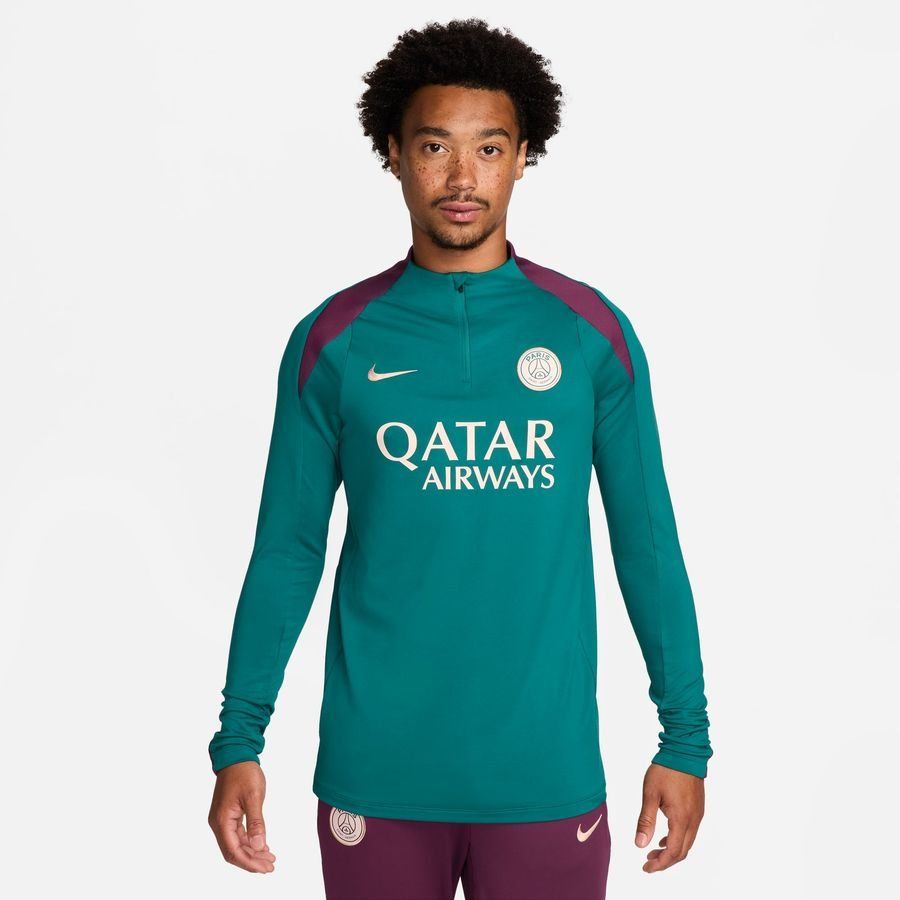 Paris Saint Germain Camisa de entrenamiento Dri-FIT Strike Drill - Geode Teal/Bordeaux/Helado de guayaba