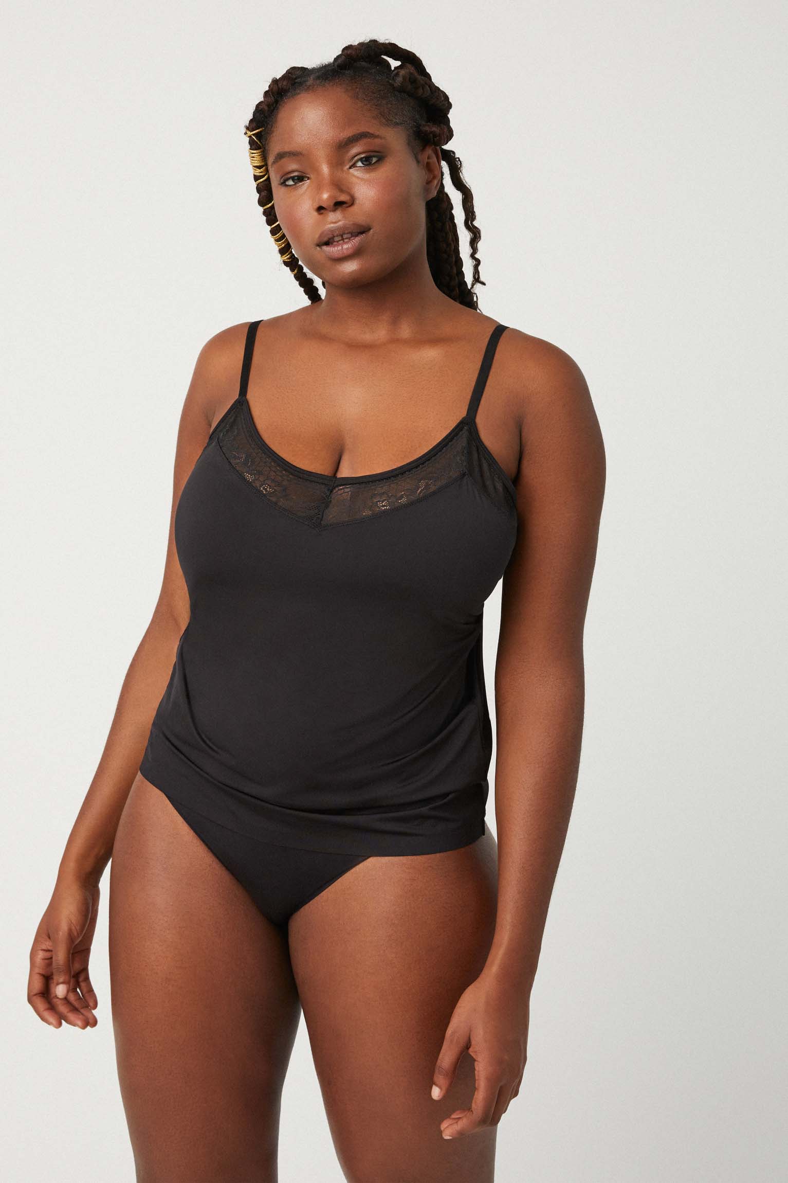 Camiseta tirantes negra