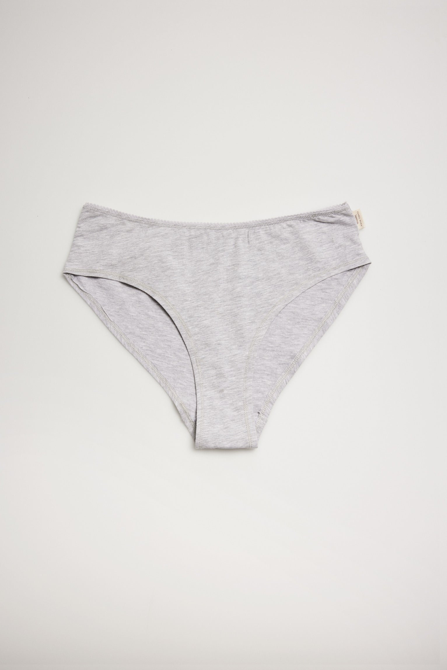 Braga midi algodón orgánico gris