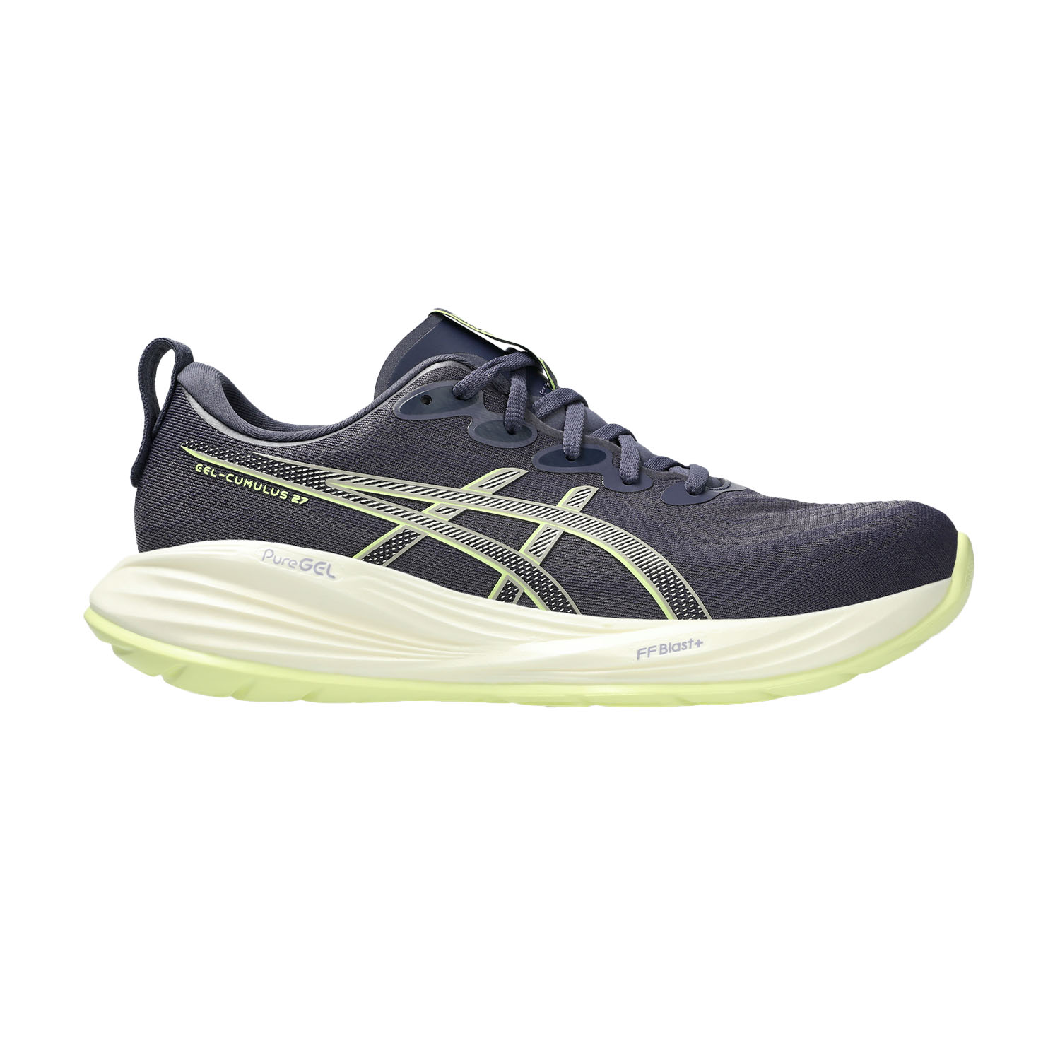 ASICS Gel Cumulus 27 Zapatillas Running Neutras Hombre Indigo Fog/Lucid Yellow