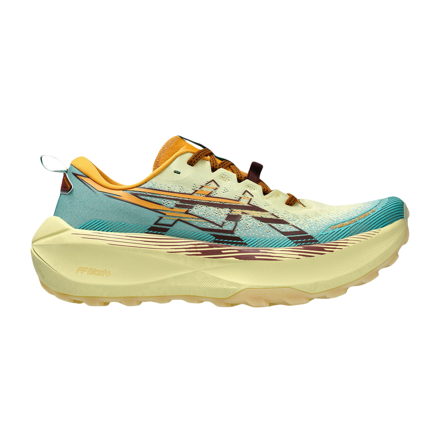 ASICS Trabuco Max 4 Zapatillas Trail Running Hombre Wheat Yelow/Dark Red Planet