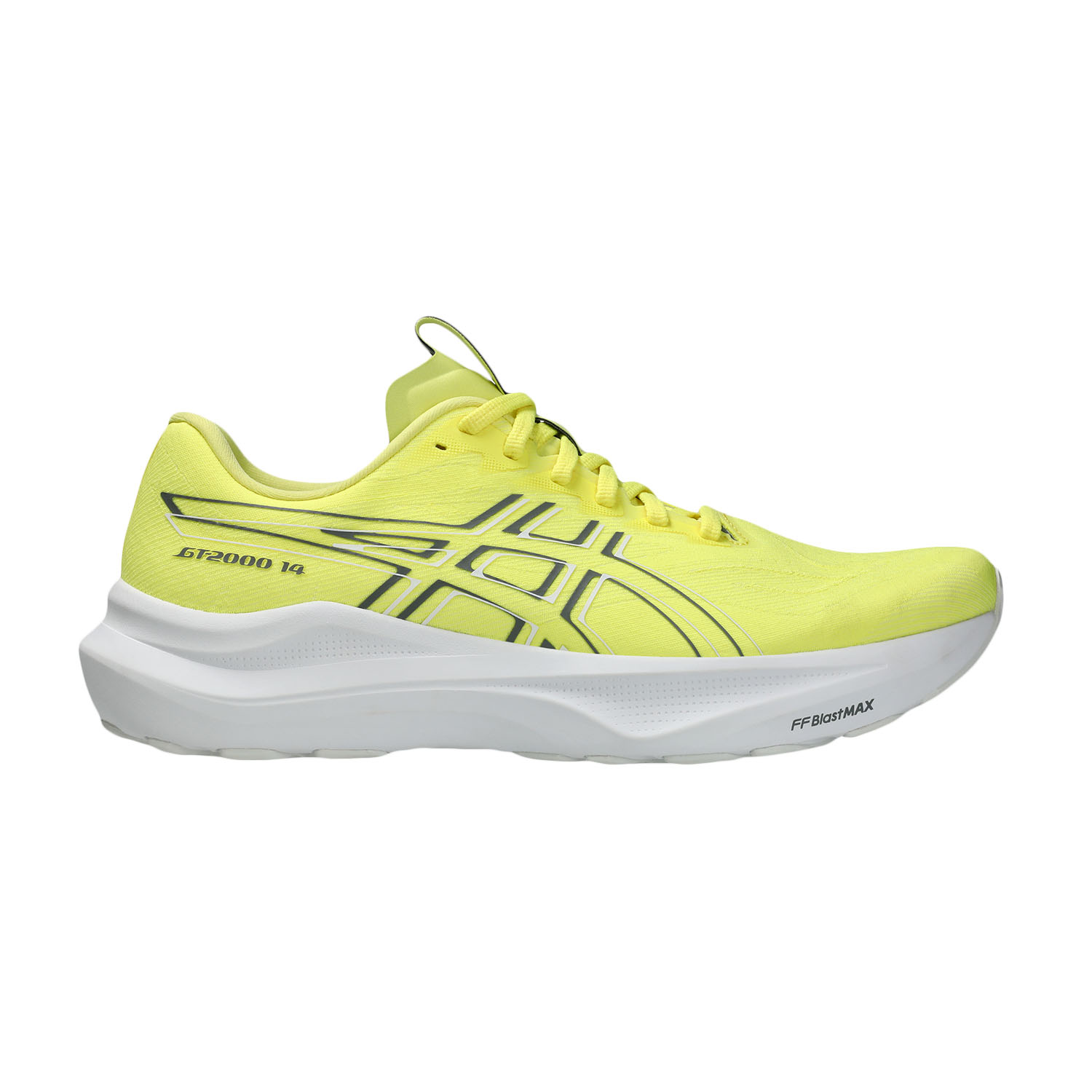 ASICS GT 2000 14 Zapatillas Running Estables Hombre Citron/Steel Grey