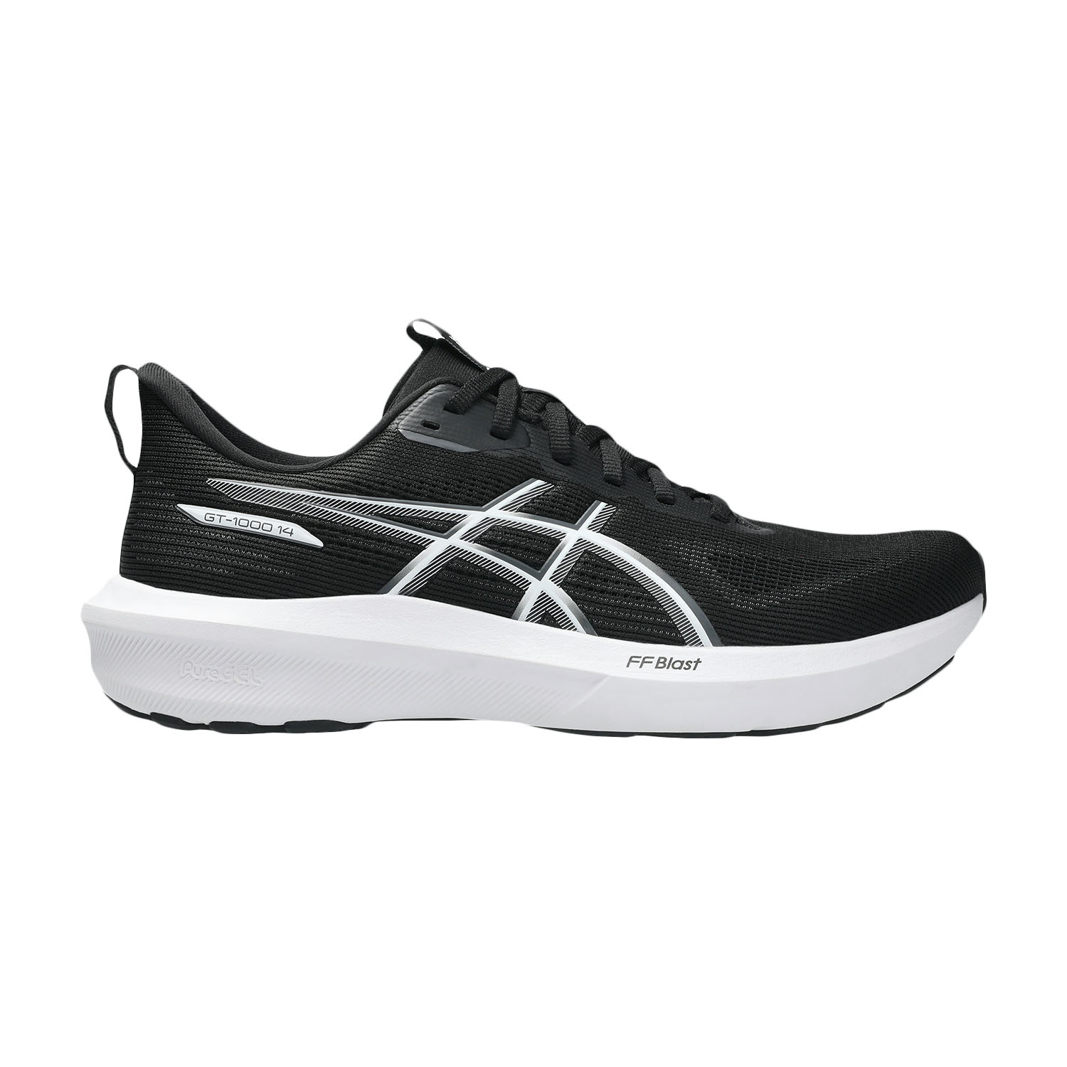 ASICS GT 1000 14 Zapatillas Running Estables Hombre Black/White