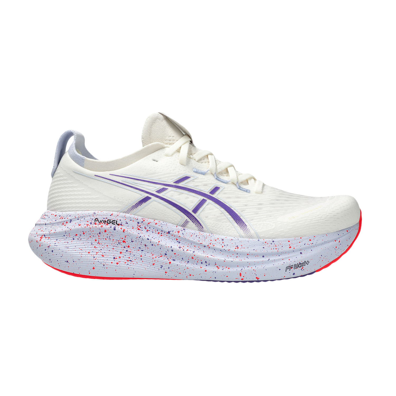 ASICS Gel Nimbus 27 Tokyo Zapatillas Running Neutras Hombre Cream/Edo Purple