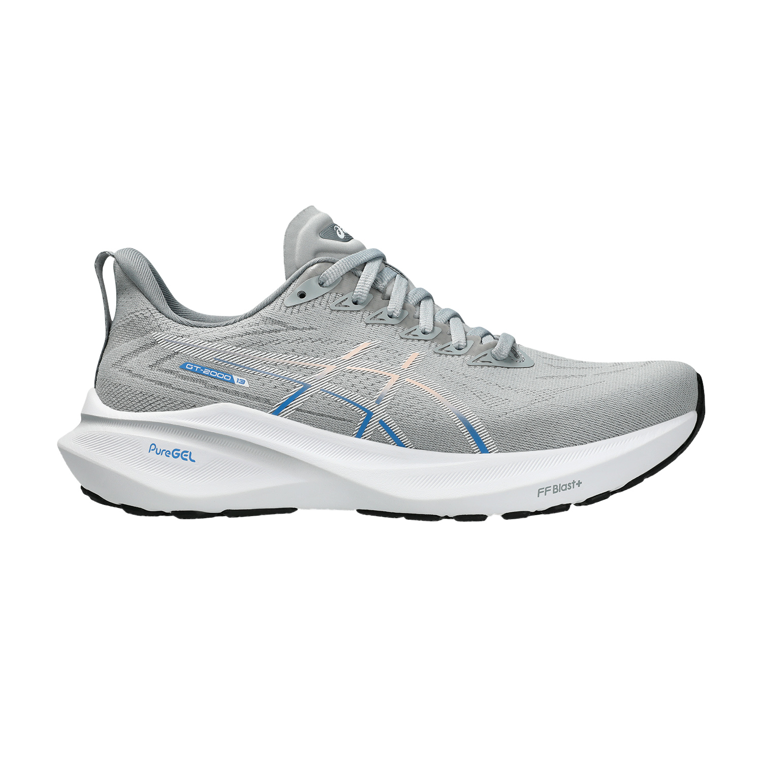 ASICS GT 2000 13 Zapatillas Running Estables Mujer Piedmont Grey/White