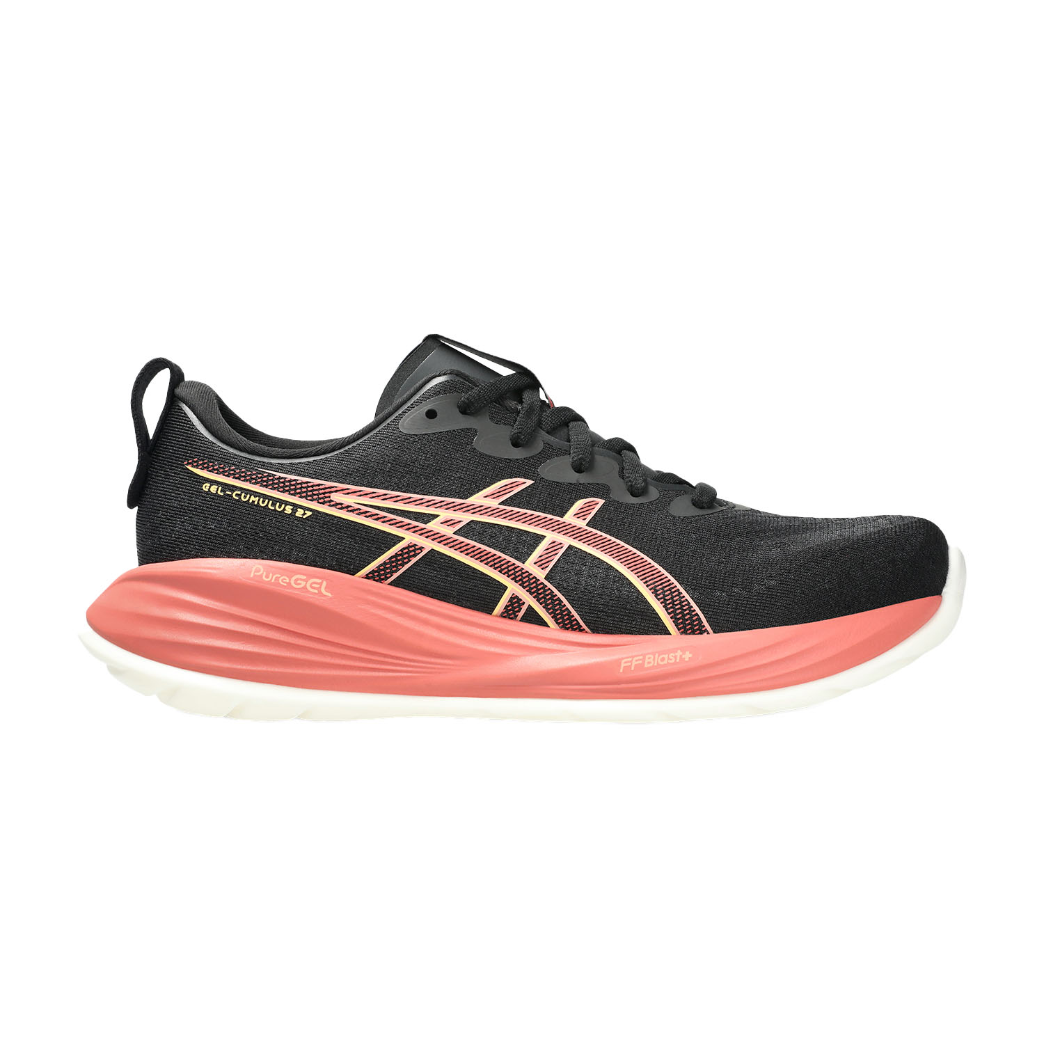 ASICS Gel Cumulus 27 Zapatillas Running Neutras Mujer Black/Orange Glow