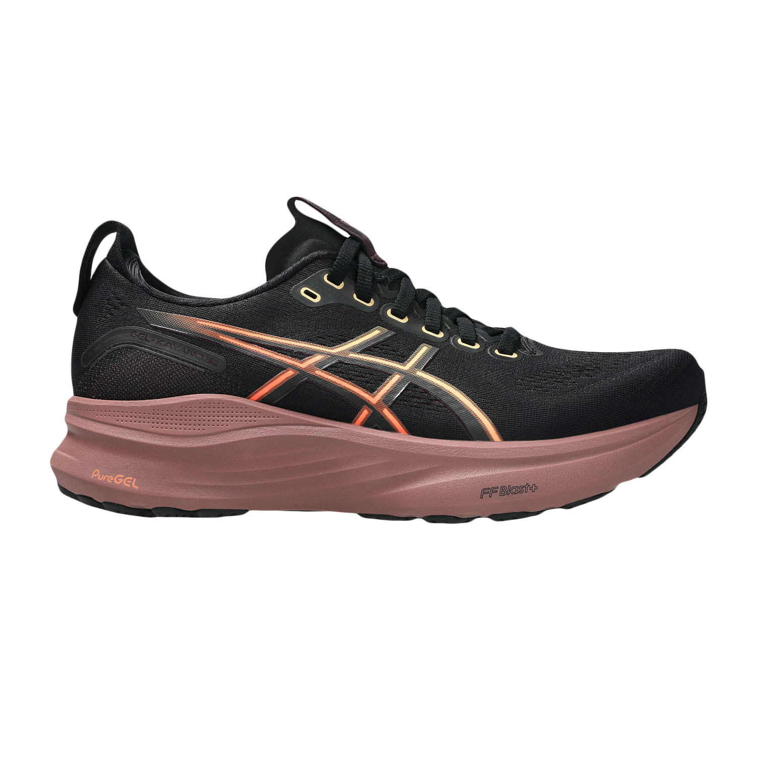 ASICS Gel Kayano 32 Zapatillas Running Estables Mujer Black/Dark Currant