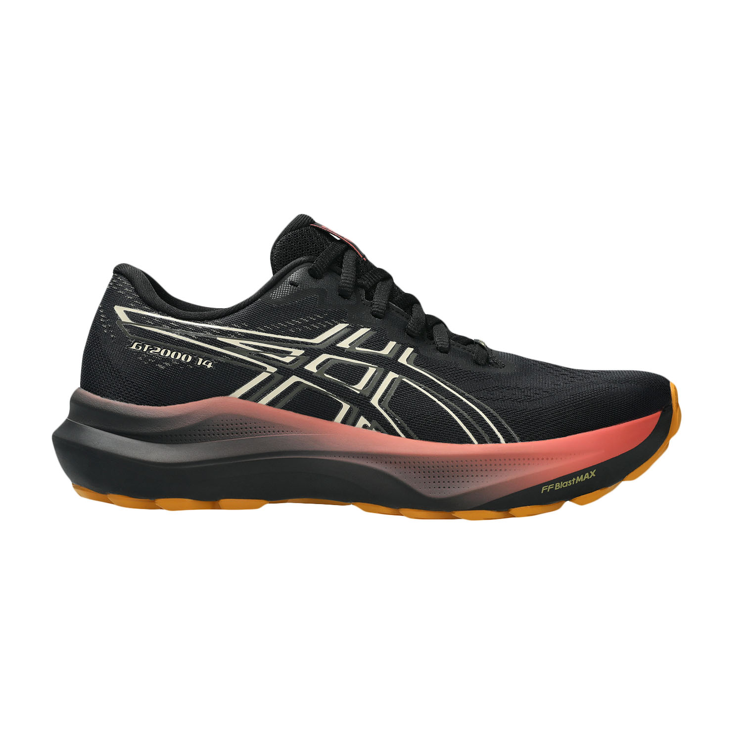 ASICS GT 2000 14 GTX Zapatillas Running Estables Mujer Black/Vanilla