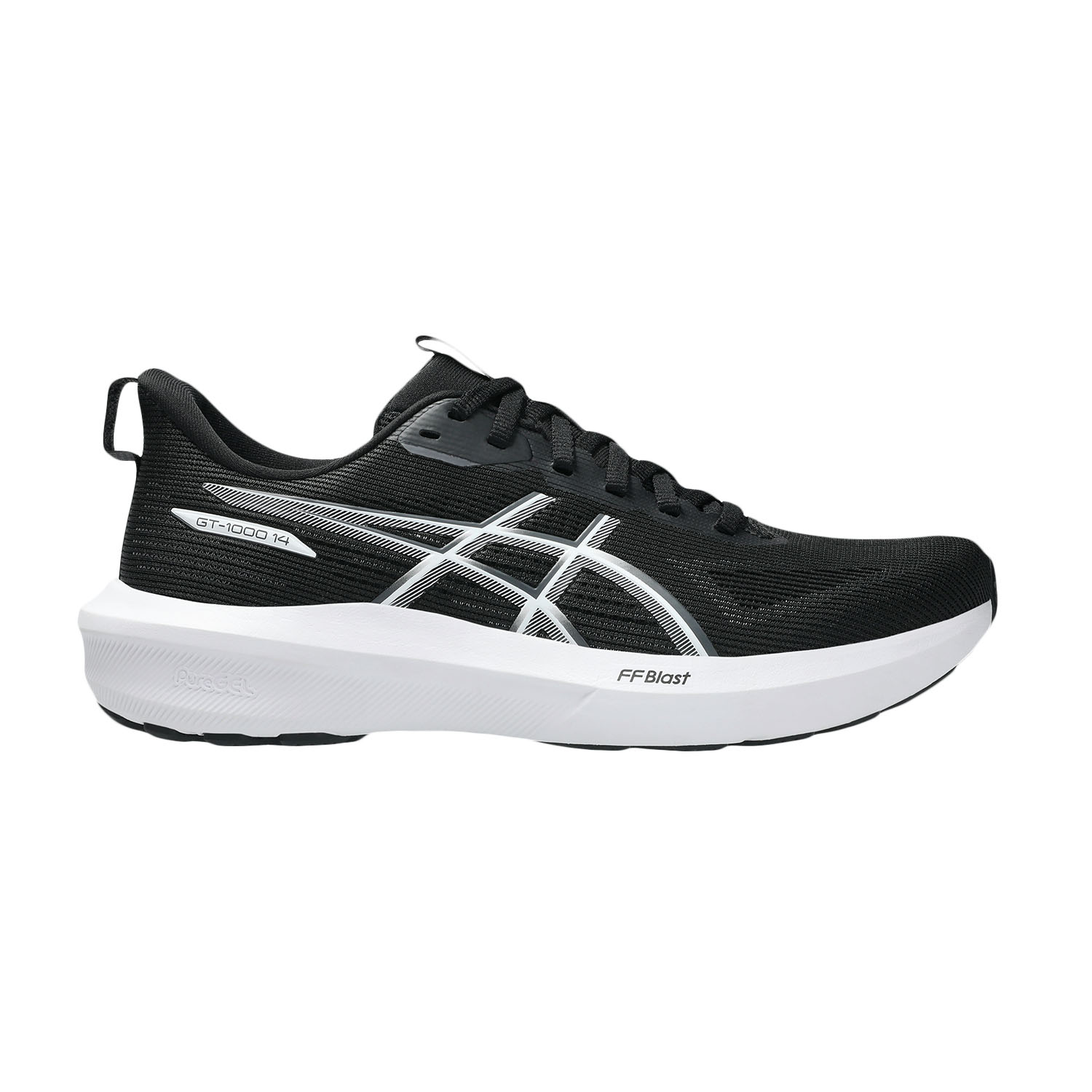 ASICS GT 1000 14 Zapatillas Running Estables Mujer Black/White
