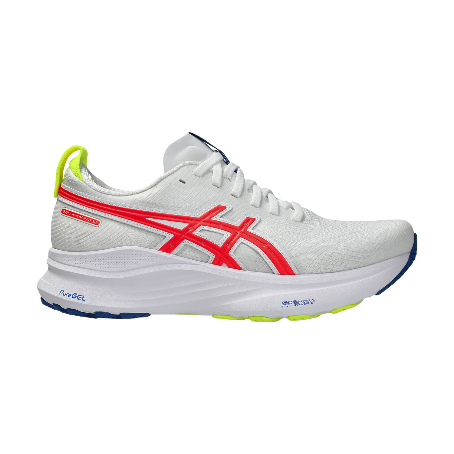 ASICS Gel Kayano 32 ATC Zapatillas Running Estables Mujer White/Orange Glow