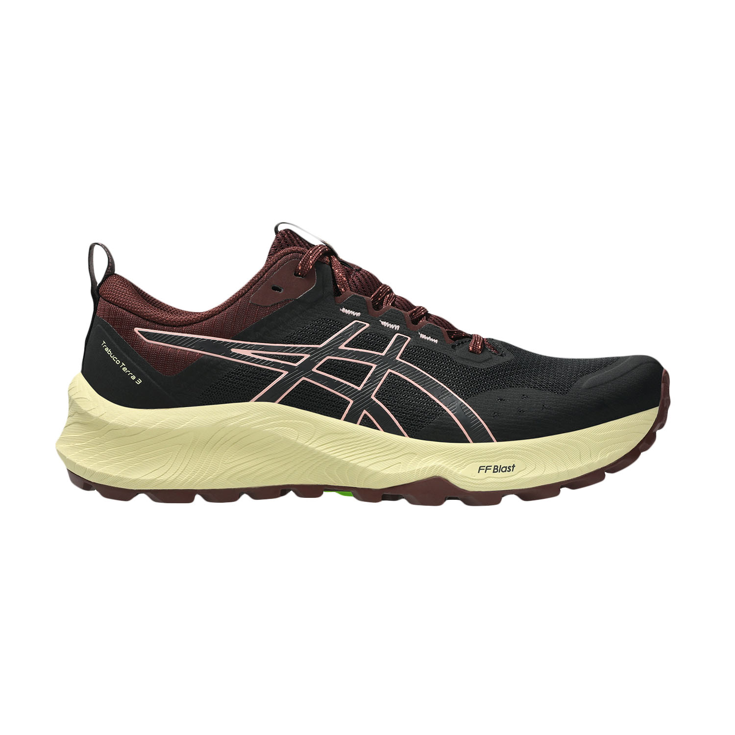 ASICS Trabuco Terra 3 Zapatillas Trail Running Mujer Black/Wild Blossom