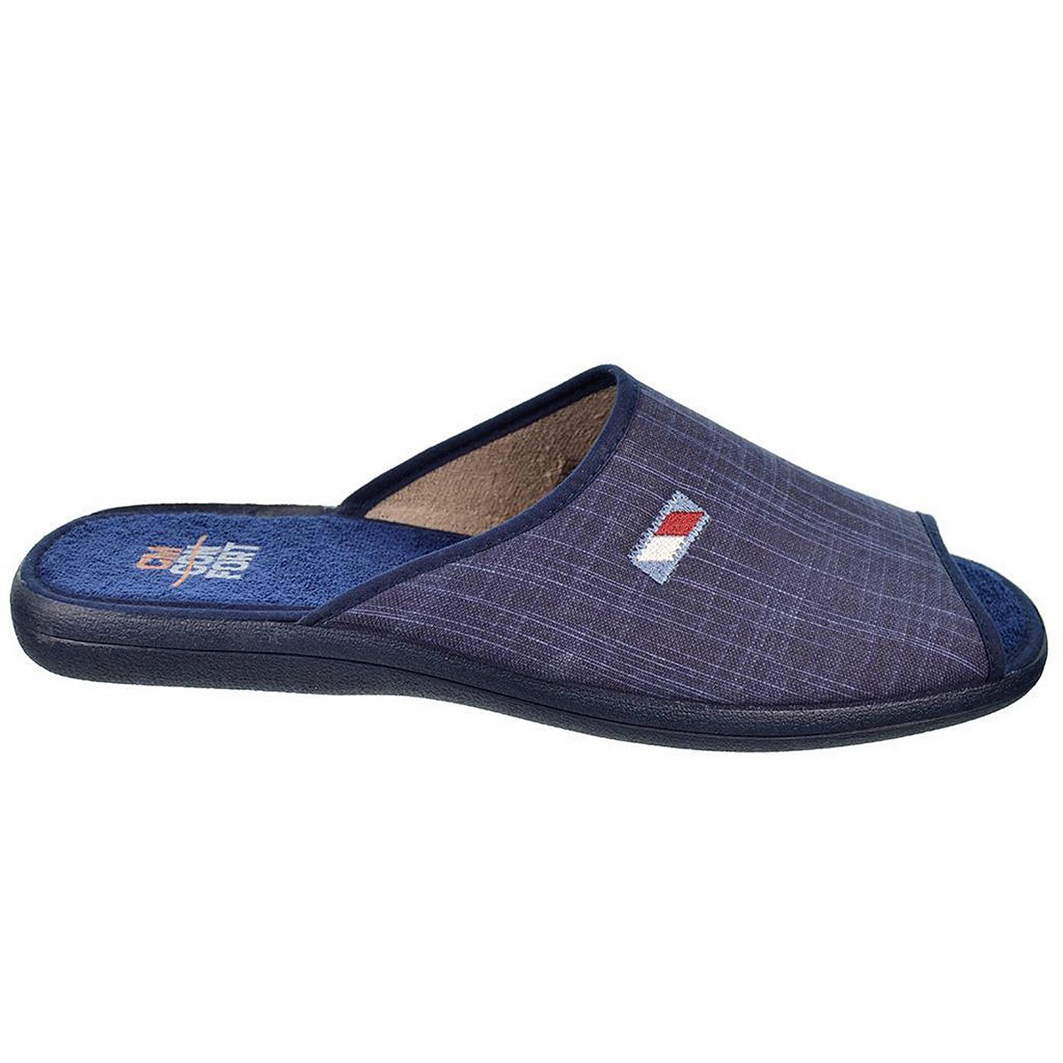 10134 CMCONFORT. Zapatilla destalonada textil de estar por casa