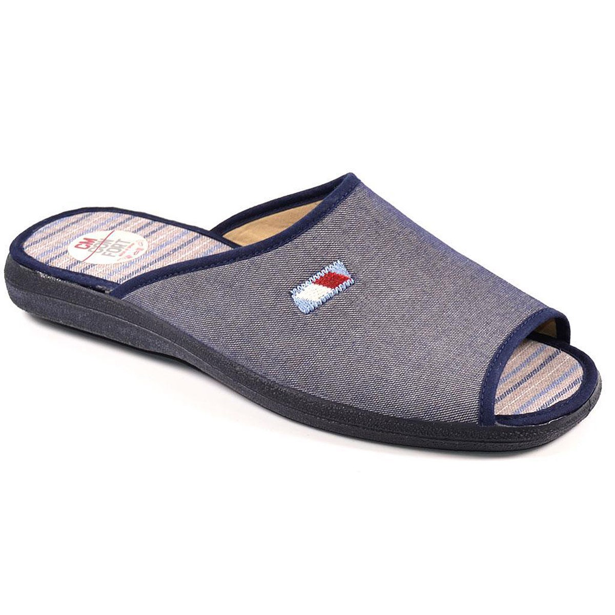 10135 CMCONFORT Sandalia Hombre. Chancla Casa. Textil acolchada