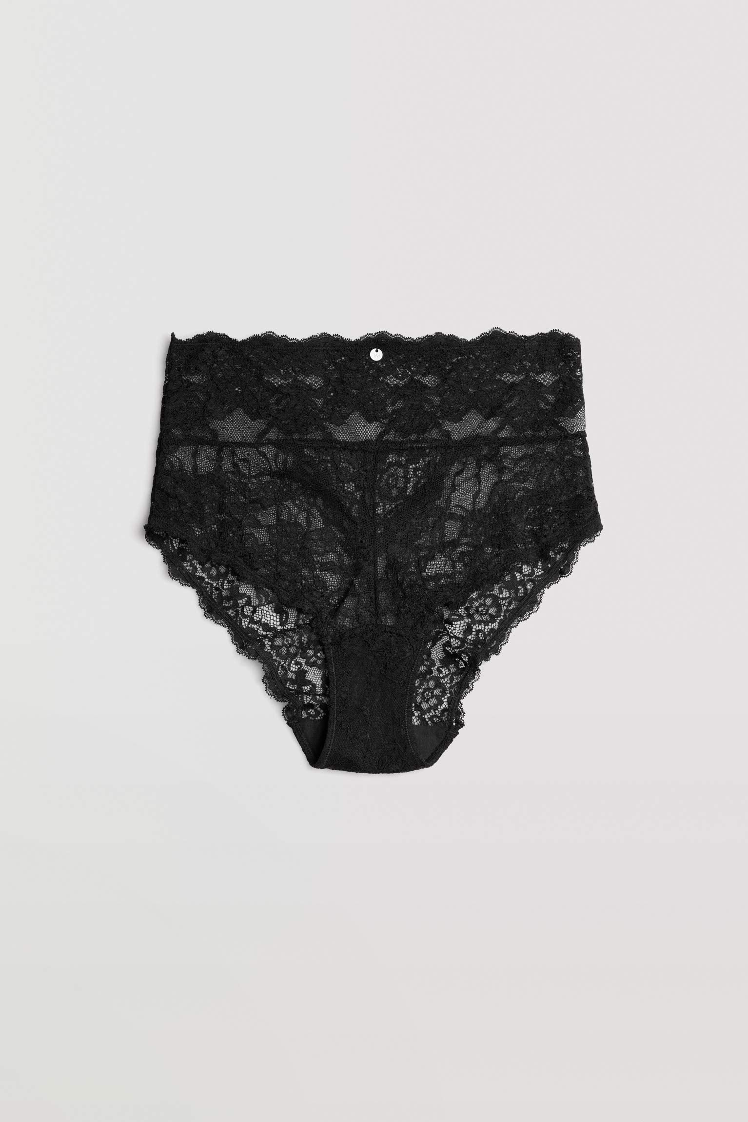 Braga alta encaje negro