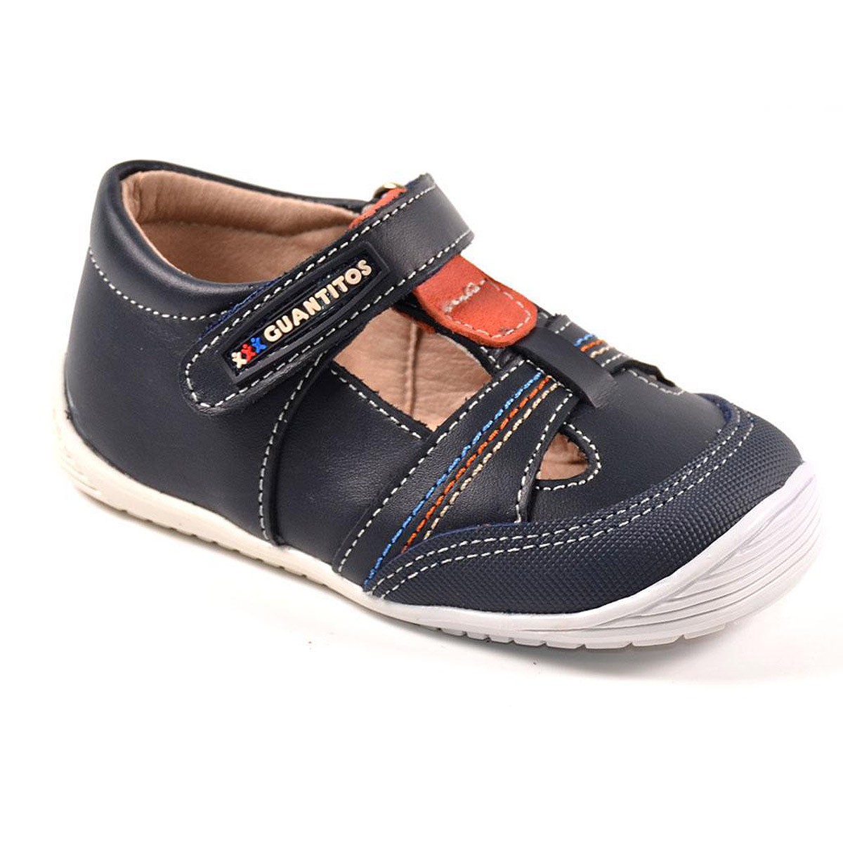 10190 GUANTITOS SANDALIA de piel para niño. Primeros pasos