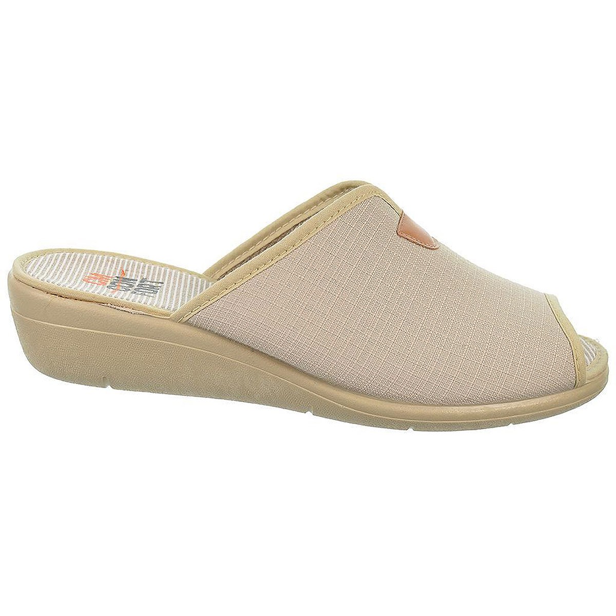 10197 CMCONFORT. Zapatilla textil destalonada de estar por casa