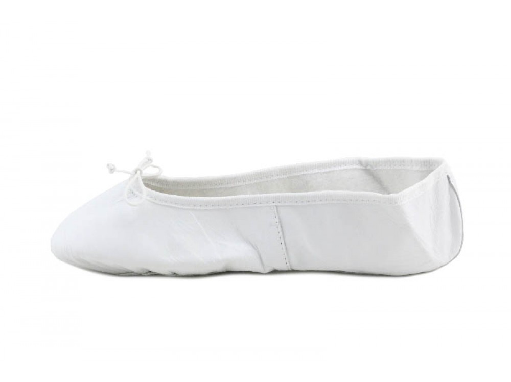 Zapatilla de ballet piel blanca