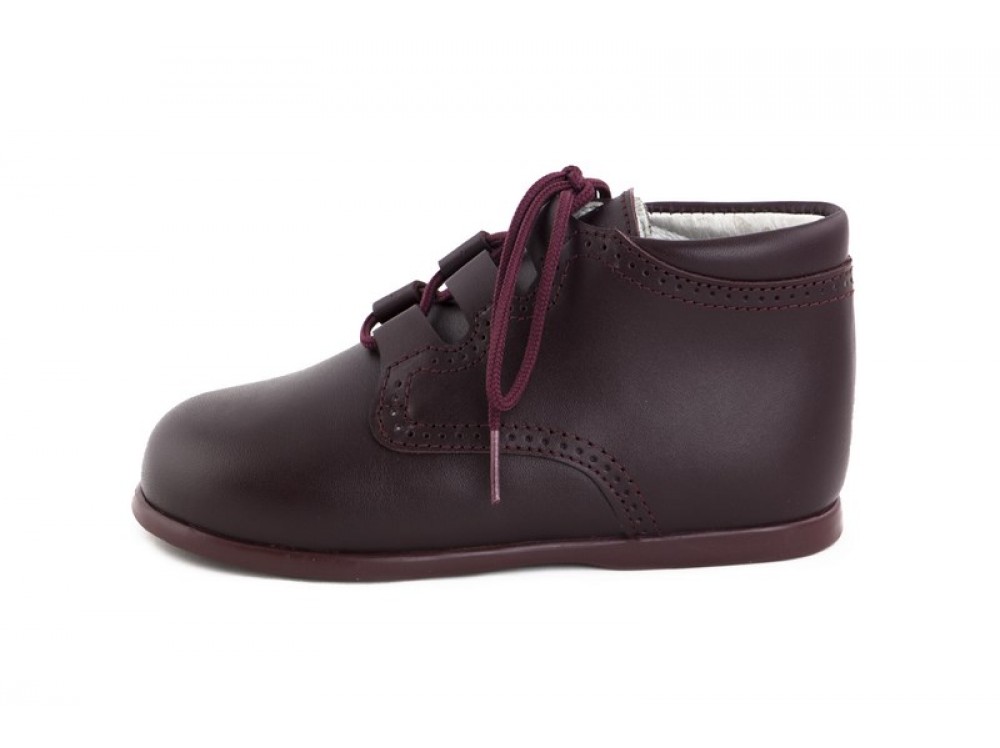 Bota inglesito piel burdeos Jeromín