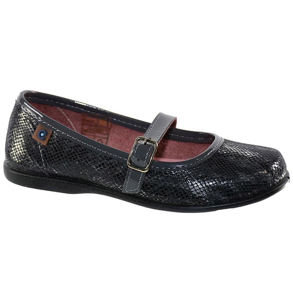 10271 Conguitos Zapato Mercedes Metalizado interior textil Niña