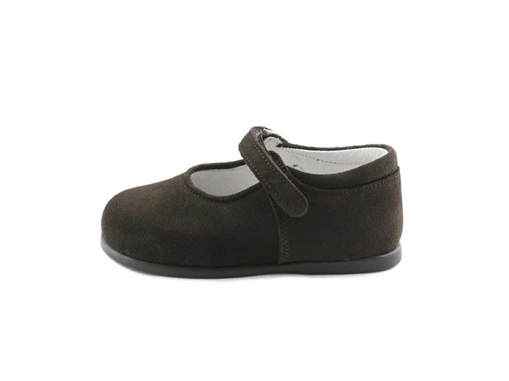 Mercedita ante marrón con velcro Jeromín