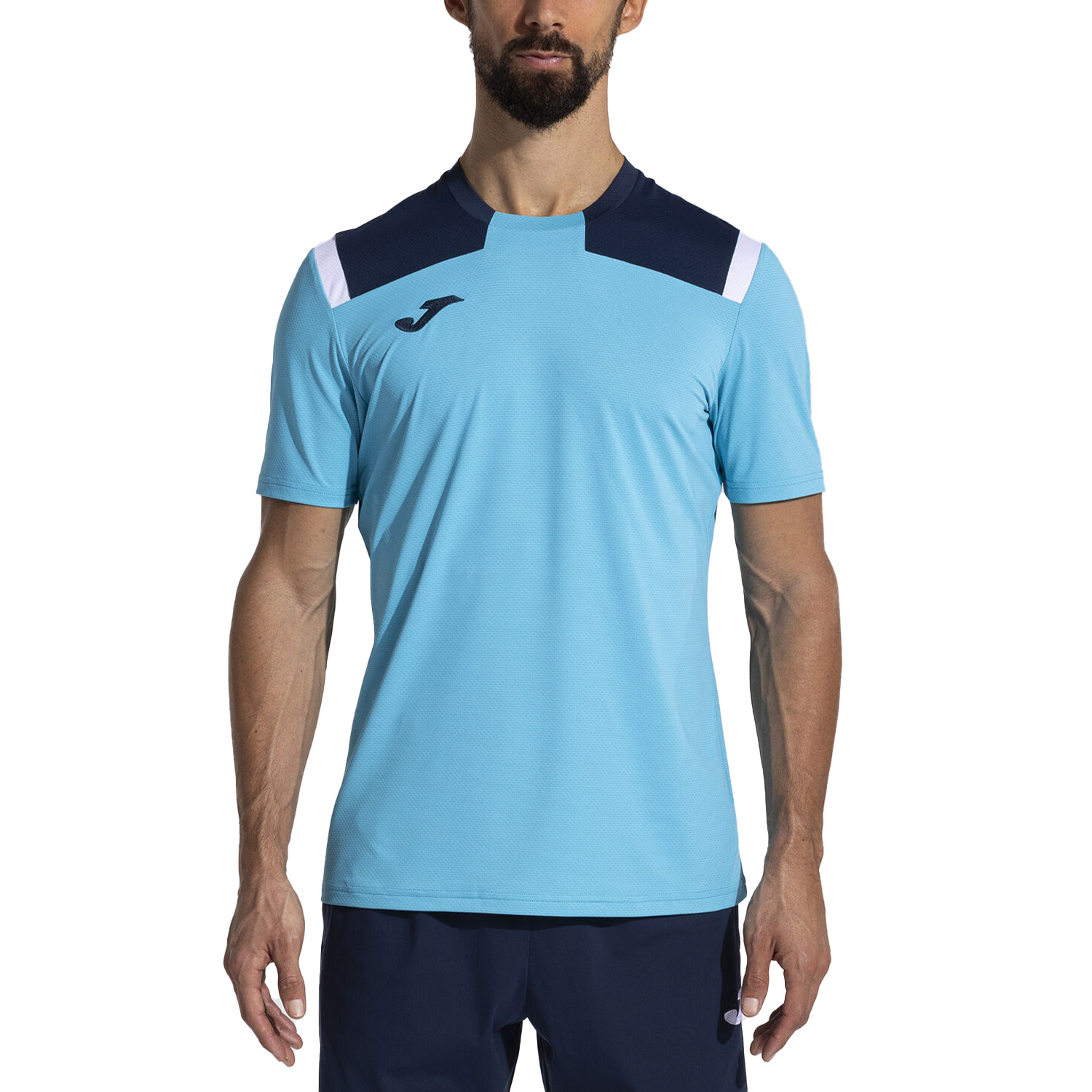Joma Toledo Camiseta Fluor Turquoise/Navy