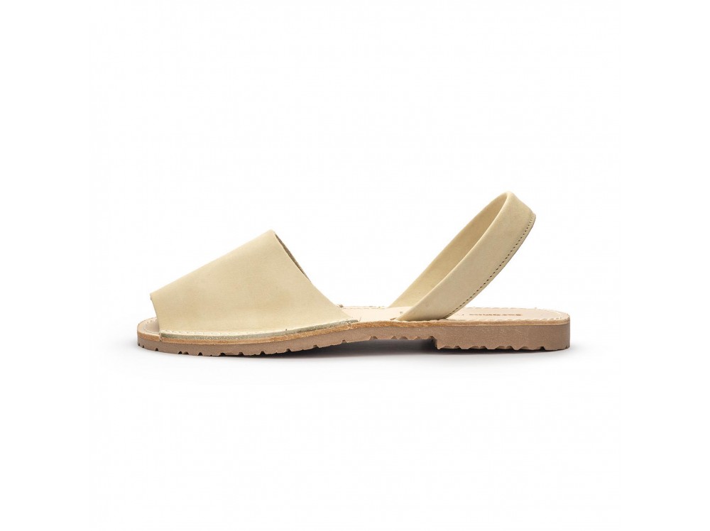 Menorquina nobuk beige oscuro 1040 de Jeromín