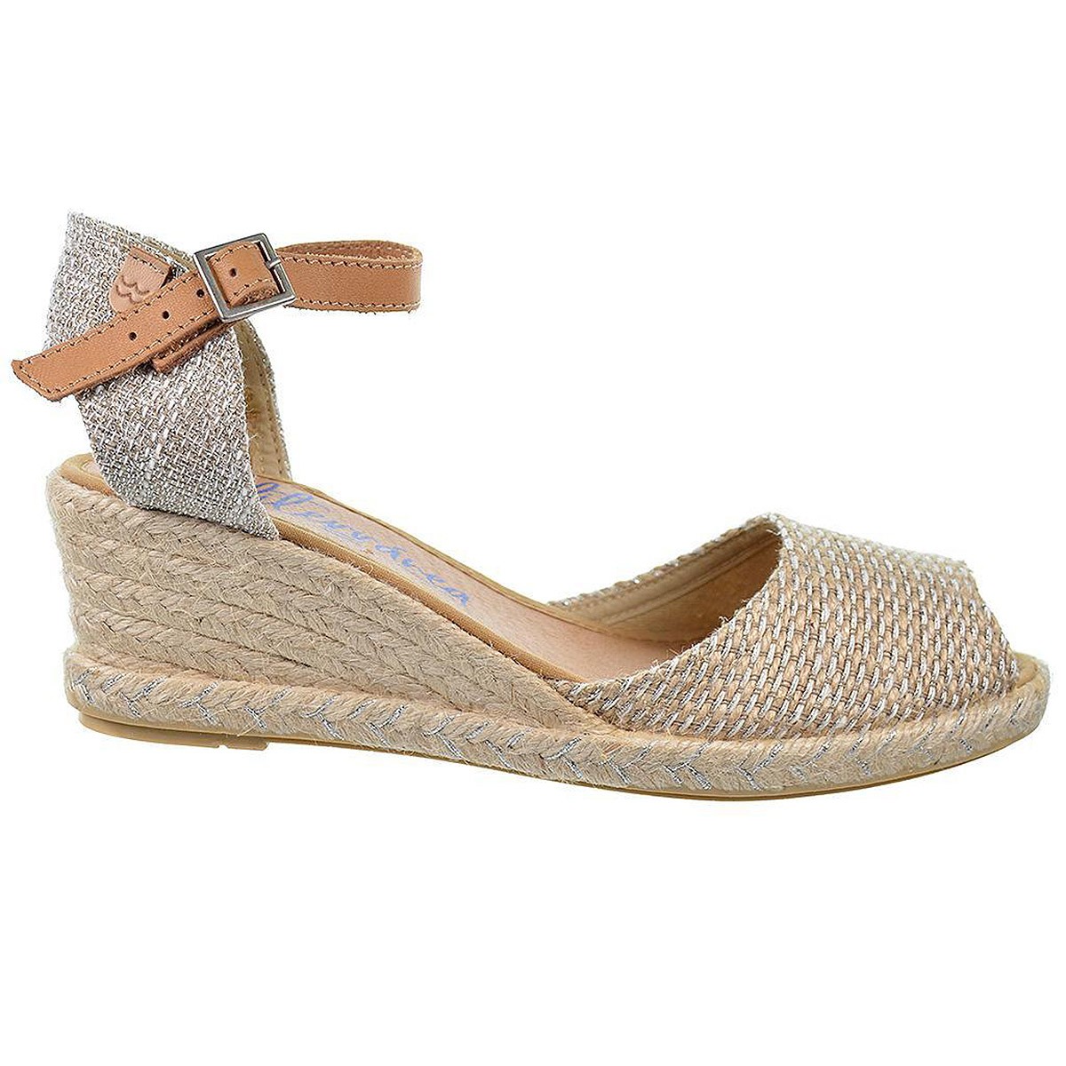 10602 MEDITERRÁNEA Sandalia Alpargata acolchada Textil Mujer