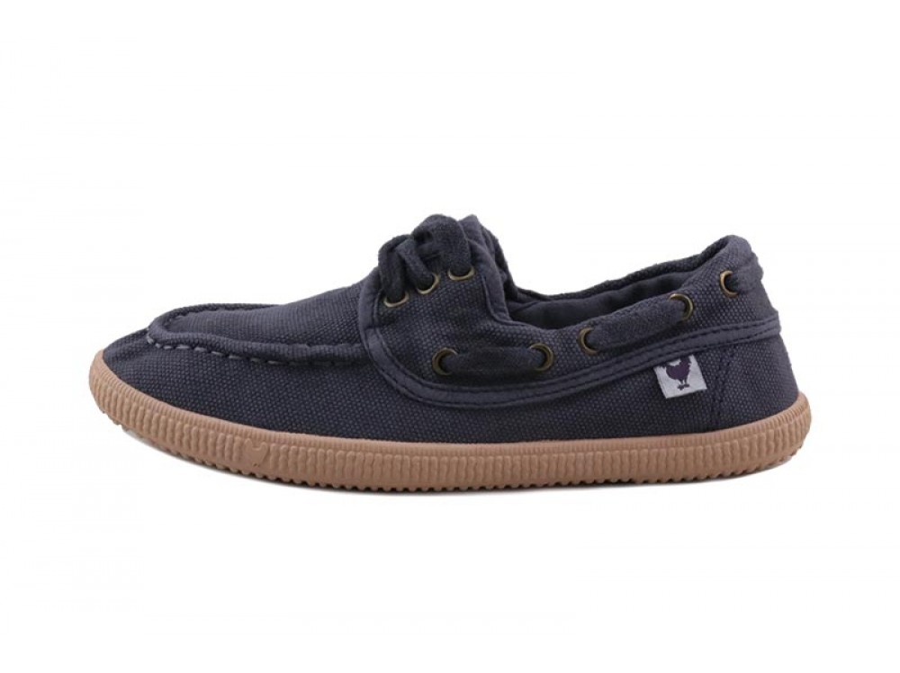 Náutico azul de lona con cordón Walk in Pitas