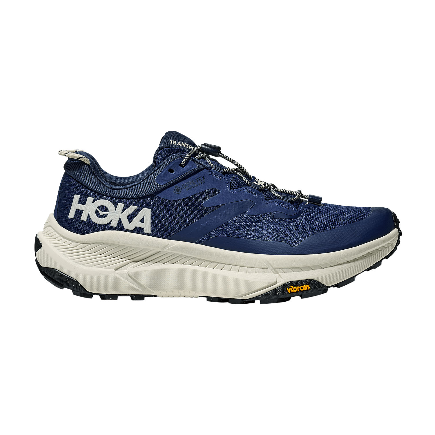 Hoka Transport GTX Zapatillas Outdoor Hombre Midnight Blue/Truffle Salt