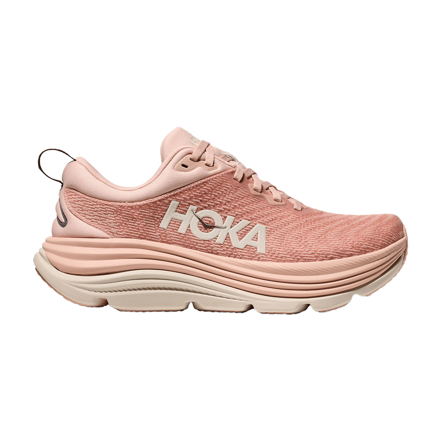 Hoka Gaviota 5 Zapatillas Running Estables Mujer Rose Latte/Rose Cream