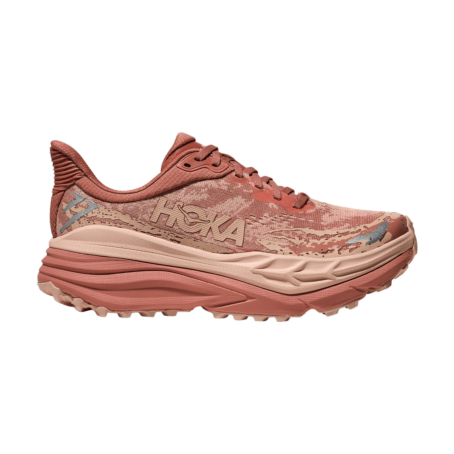 Hoka Stinson 7 Zapatillas Trail Running Mujer Blush/Rose Latte