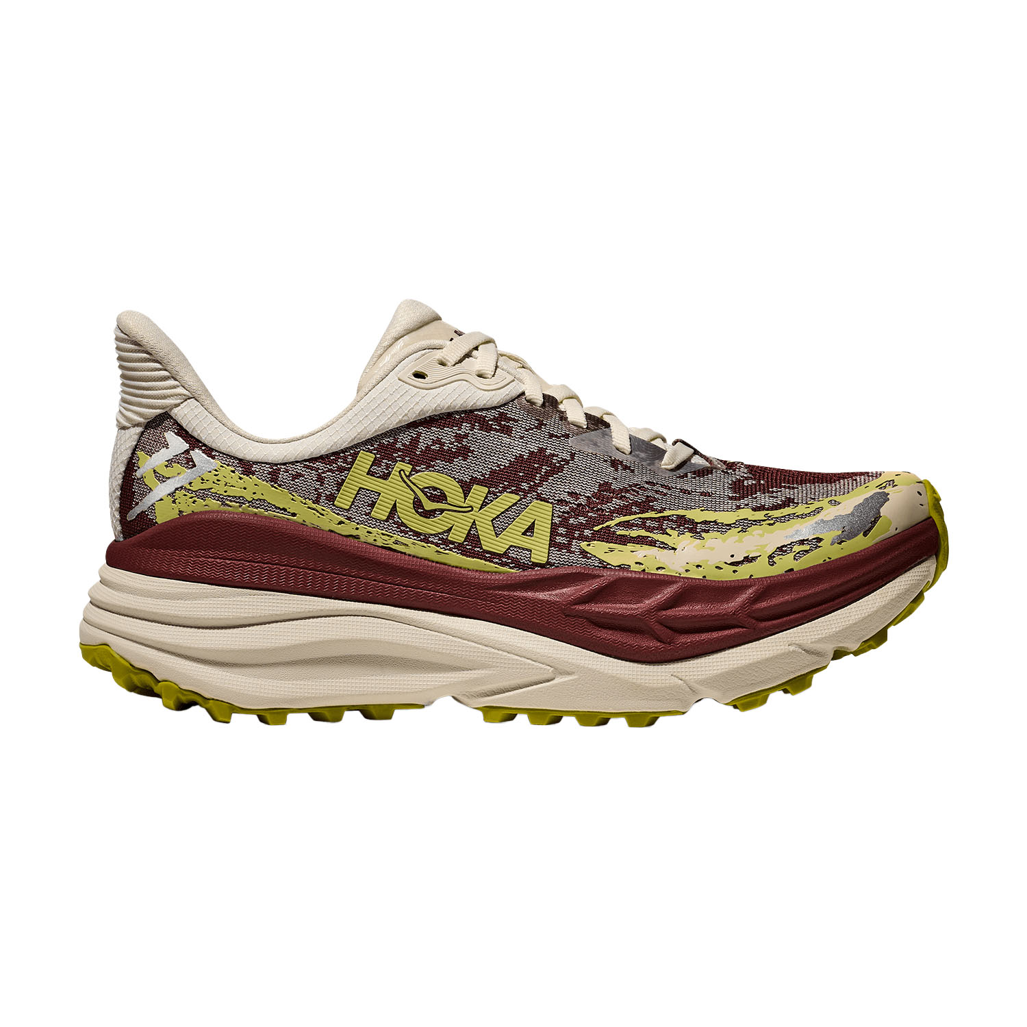 Hoka Stinson 7 Zapatillas Trail Running Mujer Truffle Salt/Dark Cedar