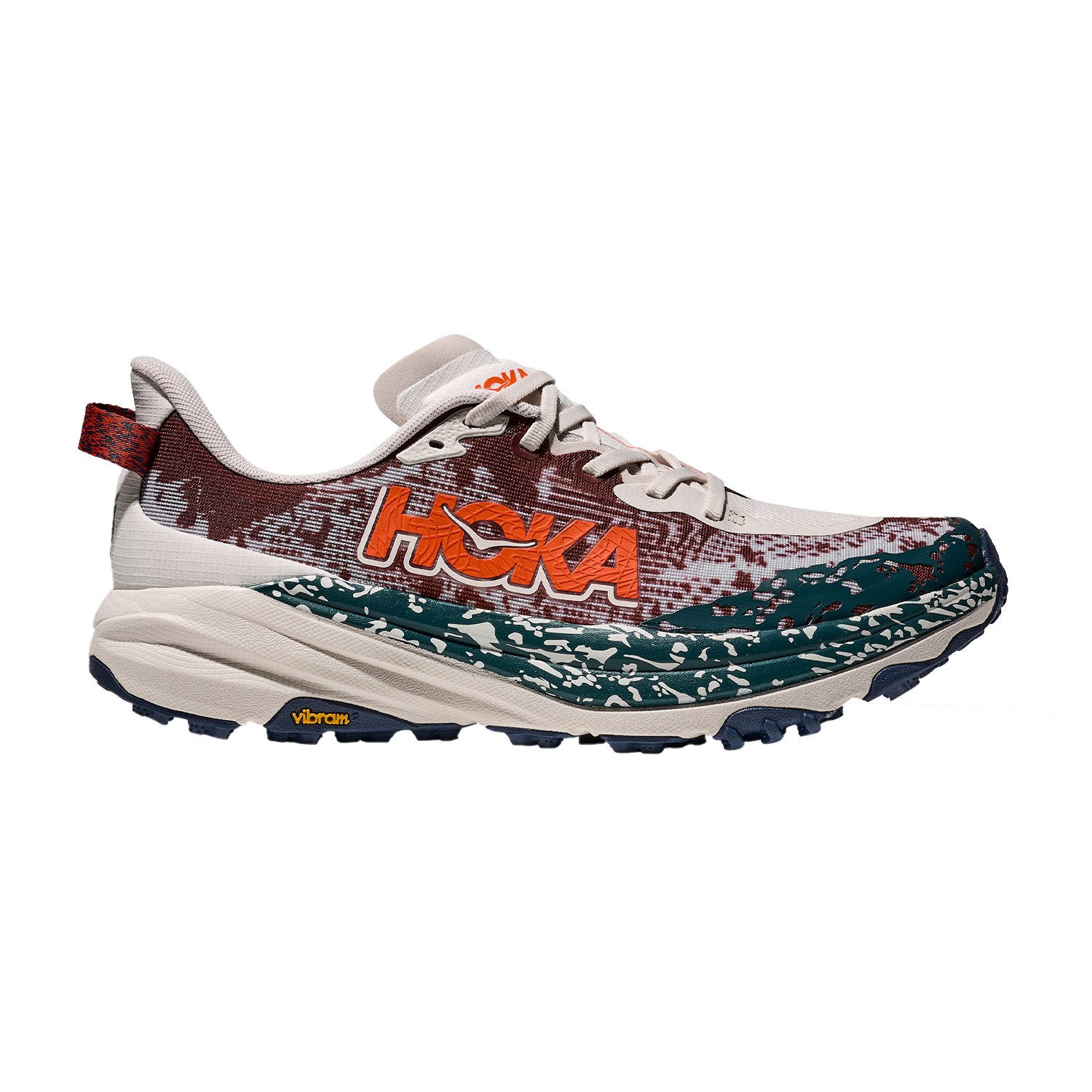 Hoka Speedgoat 6 Zapatillas Trail Running Hombre Putty/Blue Twilight