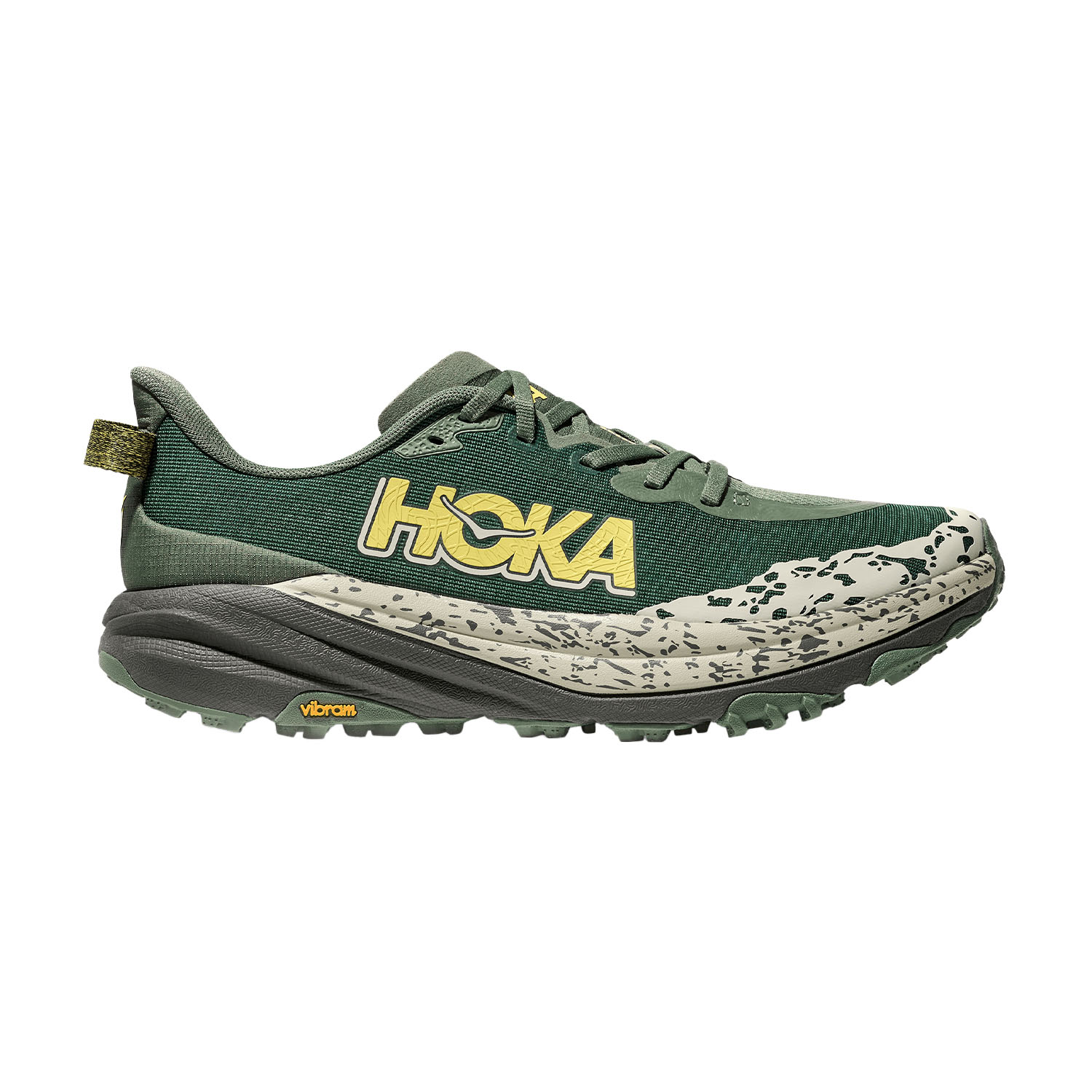 Hoka Speedgoat 6 Wide Zapatillas Trail Running Hombre Fern/Asphalt Grey
