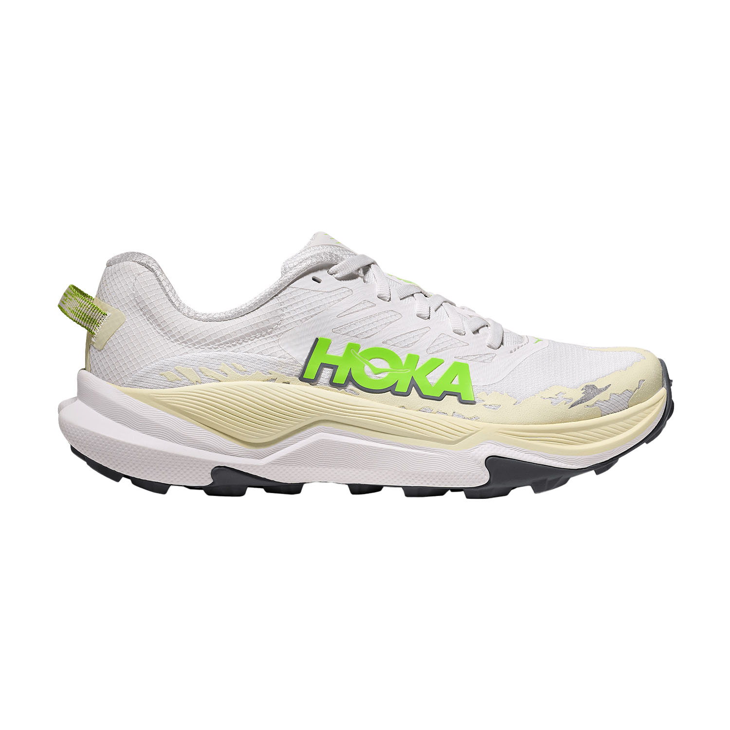 Hoka Torrent 4 Zapatillas Trail Running Mujer White/Neon Lime