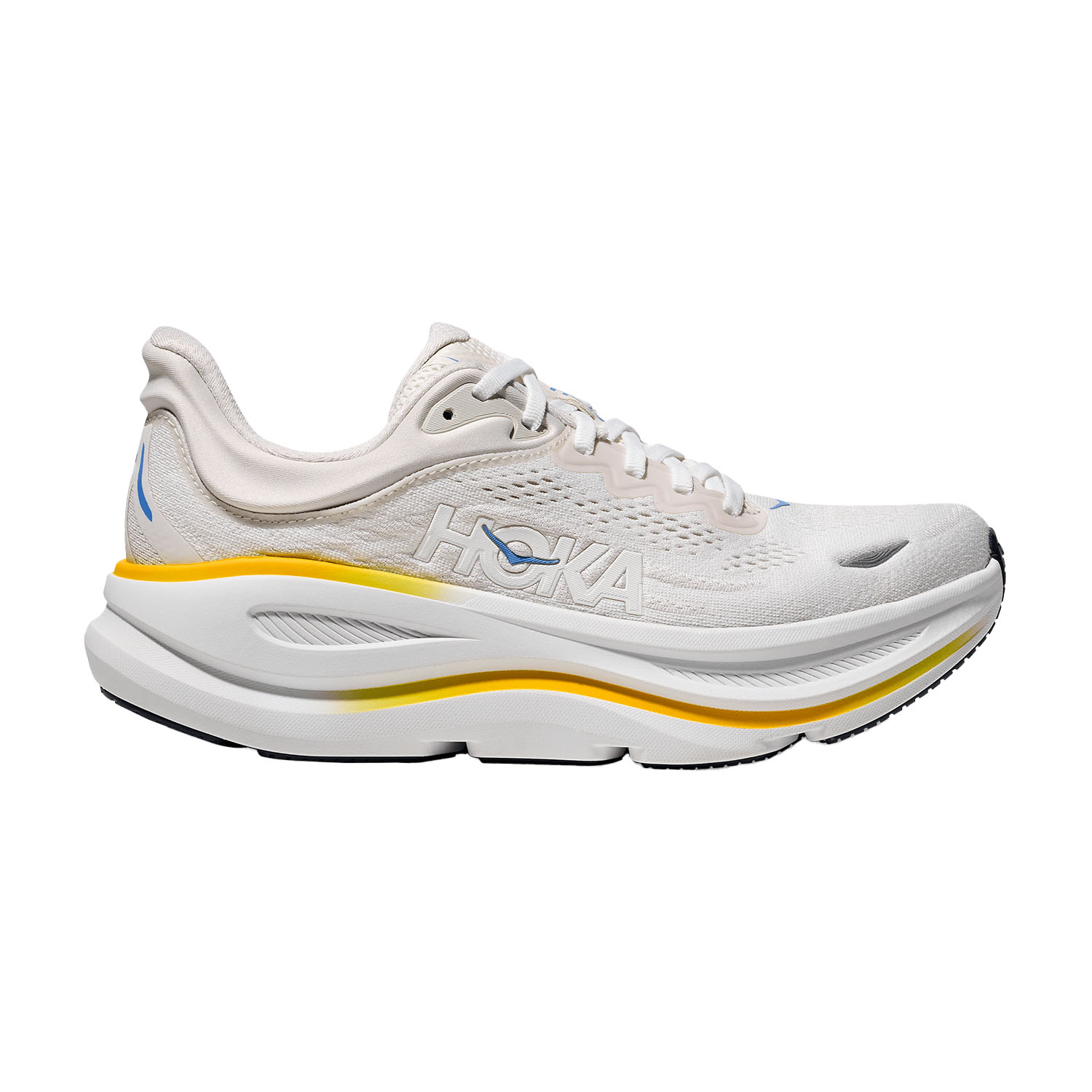 Hoka Bondi 9 Zapatillas Running Neutras Mujer White/Grout