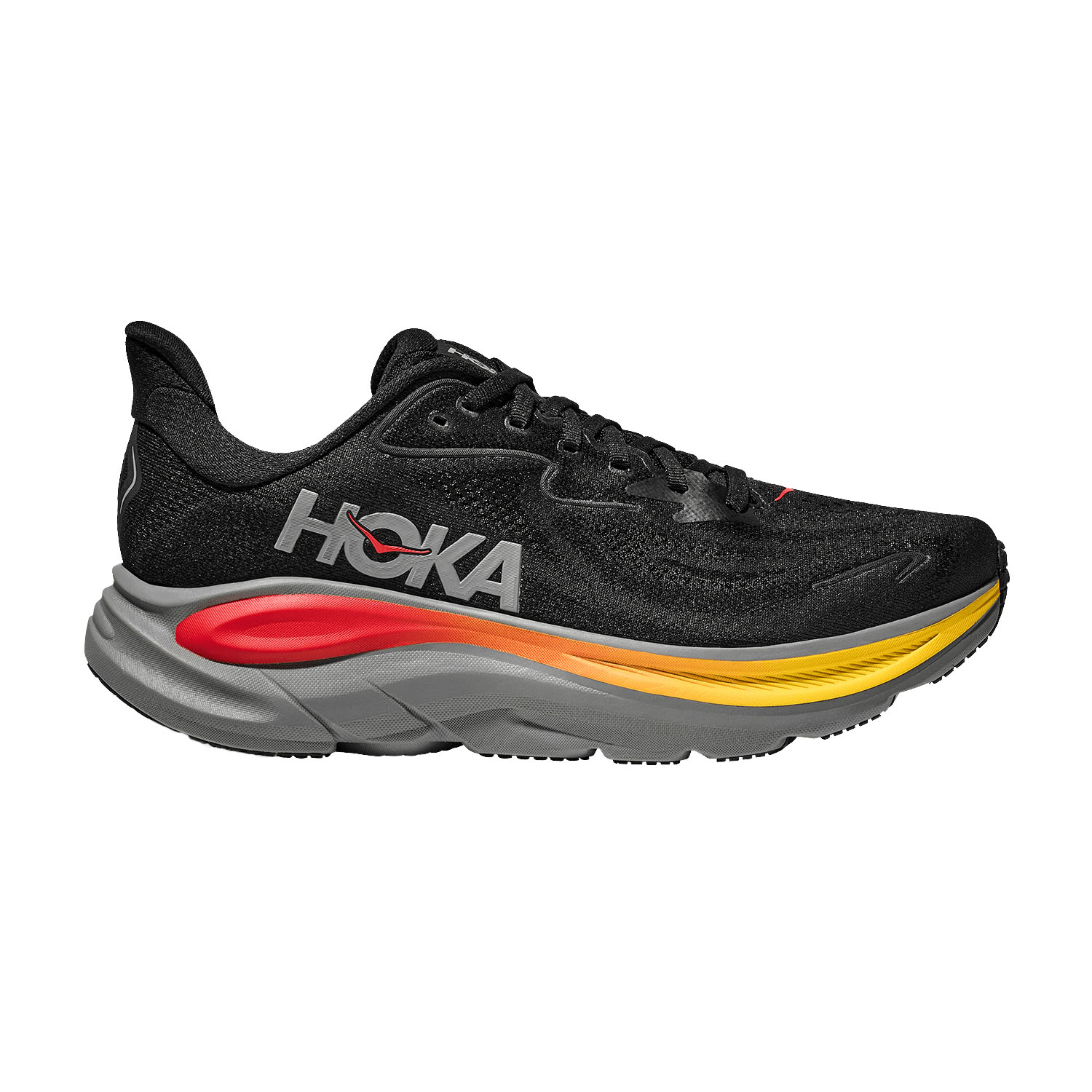 Hoka Clifton 10 Zapatillas Running Neutras Hombre Black/Galactic Grey