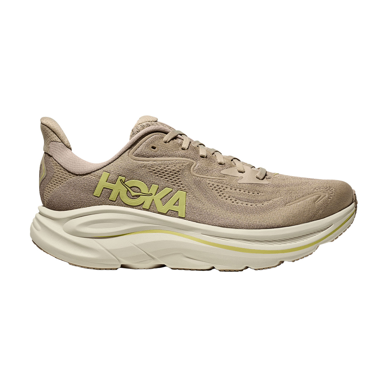Hoka Clifton 10 Zapatillas Running Neutras Hombre Raw Linen/Stone